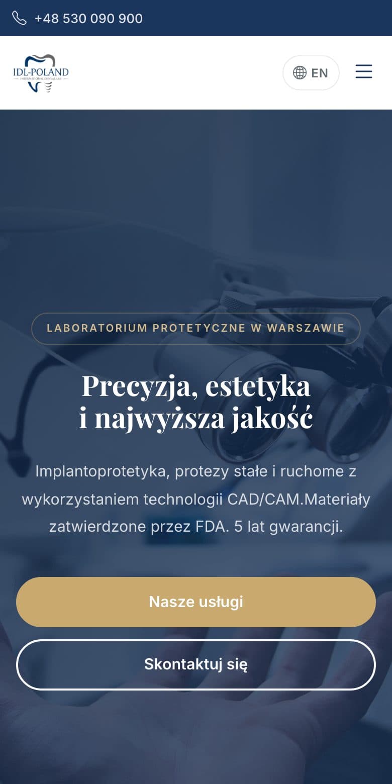 IDL Poland na ekranie telefonu